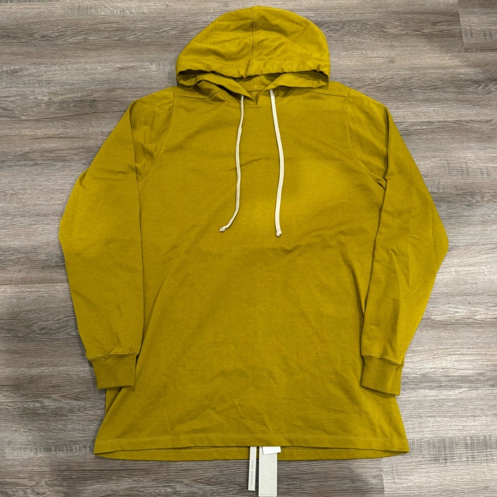 Rick Owens Heavy Jersey Hoodie TShirt in Sulphate